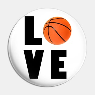 Basketball Love Pin