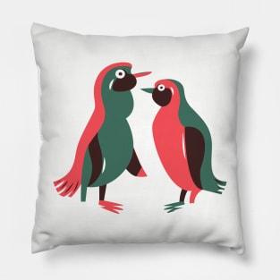 Penguin soul mates Pillow