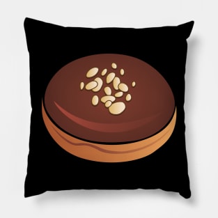 Chocolate Donut With Macadamia Nuts Pillow