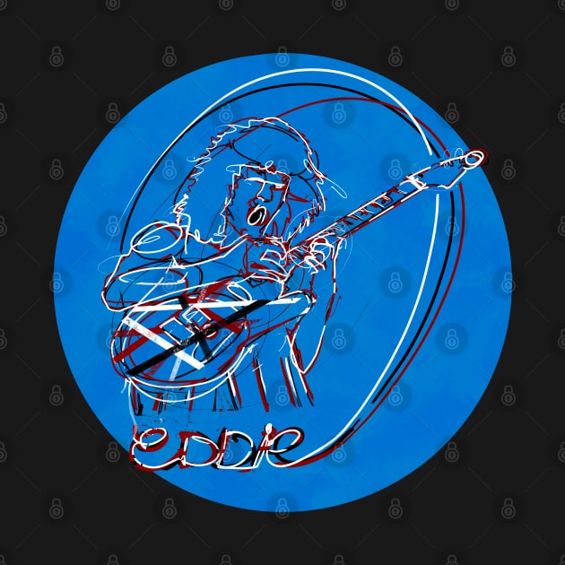 Eddie Lineart (blue) by Glap