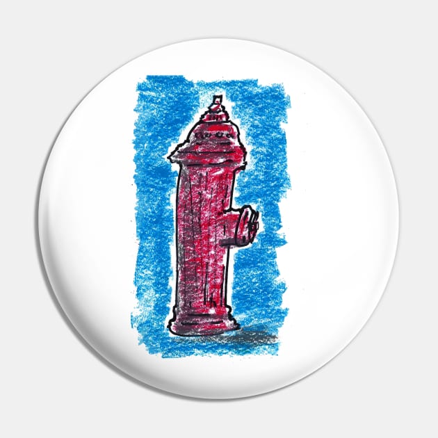 New york Fire Hydrant Pin by Coppack