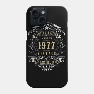 43 years old Made in 1977 43rd Birthday Gift Phone Case