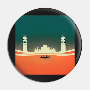 Karachi | Comics style Pin