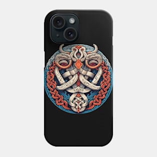 Viking Tattoo Celtic Knot Colorful Phone Case