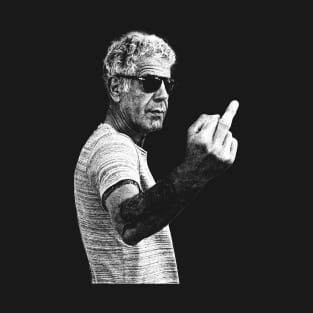 Anthony Bourdain Best Seller Middle Finger T-Shirt