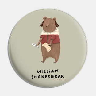 William Shakesbear Pin