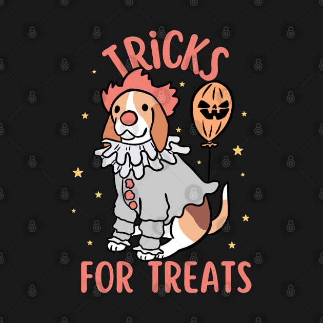 Tricks for treats halloween dog by Yarafantasyart