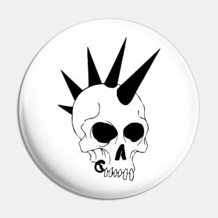 Spiked Skull Swagger Pin