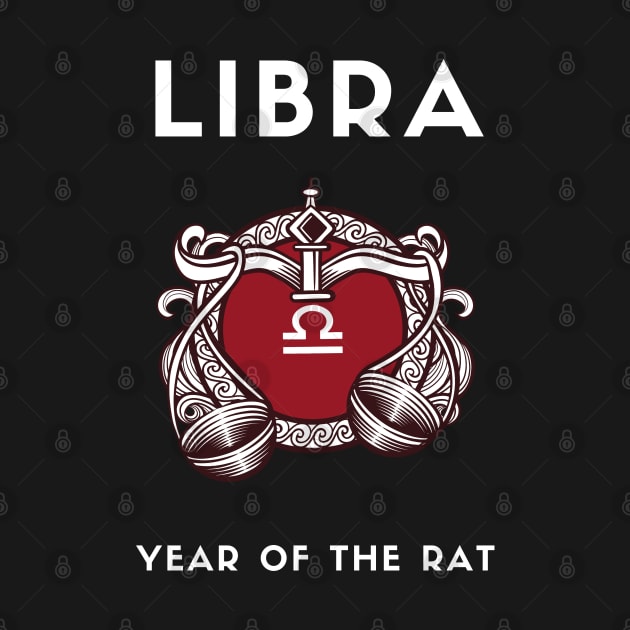 LIBRA / Year of the RAT by KadyMageInk