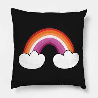 Lesbian pride flag Pillow