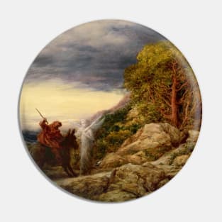 The Prophet Balaam and the Angel by John Linnell Pin