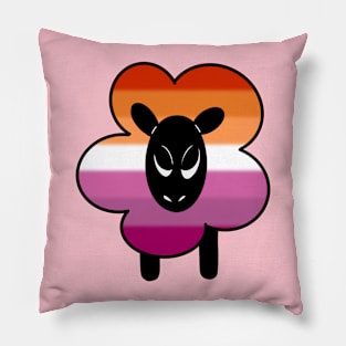 Proud Lesbian Rainbow Sheep Pillow