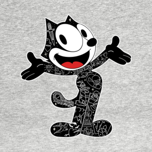 Felix The Tattoo Cat Felix The Cat Kids T Shirt Teepublic