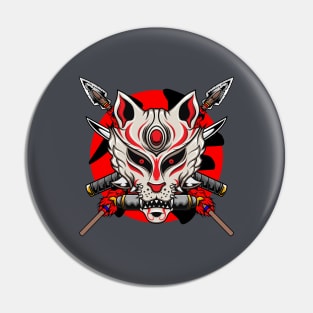 Kitsune Mask-1 Pin