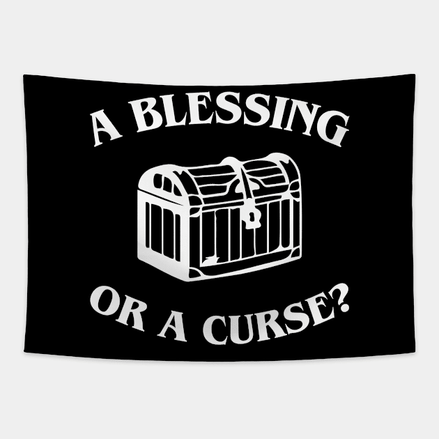 Mimic Blessing or Curse TRPG Tabletop RPG Gaming Addict Tapestry by dungeonarmory