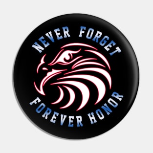 Memorial Day Fallen Soldiers Never Forget Forever Honor Pin