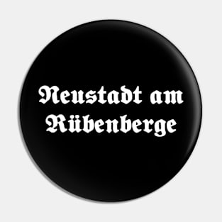 Neustadt am Rübenberge written with gothic font Pin