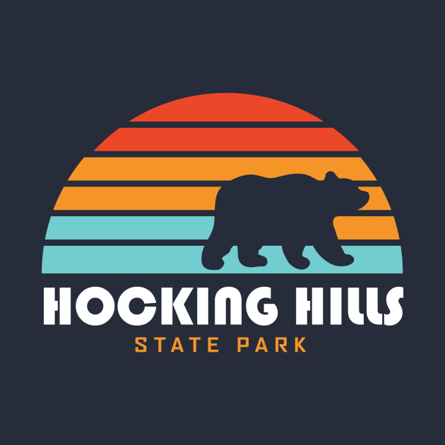 Hocking Hills State Park Bear Sunset by PodDesignShop