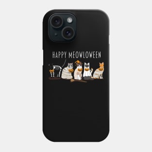 Happy Meowloween Cats Phone Case