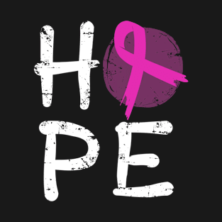 Breast Cancer Awareness Gift Support Hope Ribbon Product T-Shirt