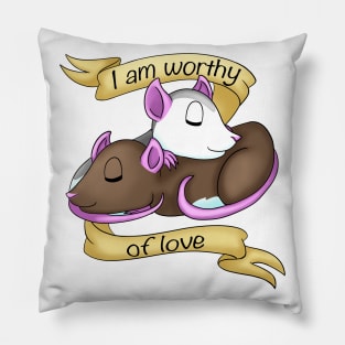 I Am Worthy of Love Pillow