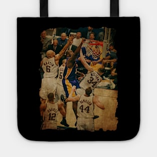 Shaquille O'Neal vs Brooklyn Nets Team Vintage #2 Tote