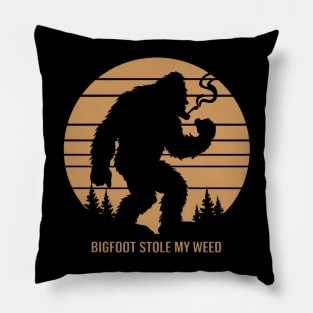 Bigfoot stole my weed Pillow
