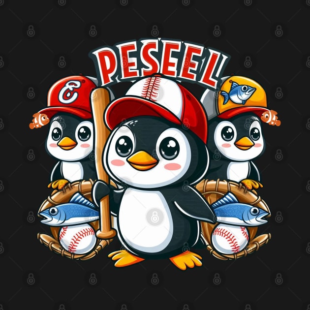 penguin baseball day by hsayn.bara