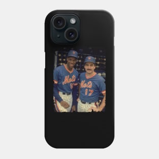 Dwight Gooden and Keith Hernandez in New York Mets Phone Case