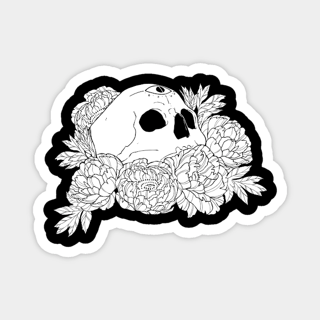 King of Flowers Magnet by Fez Inkwright