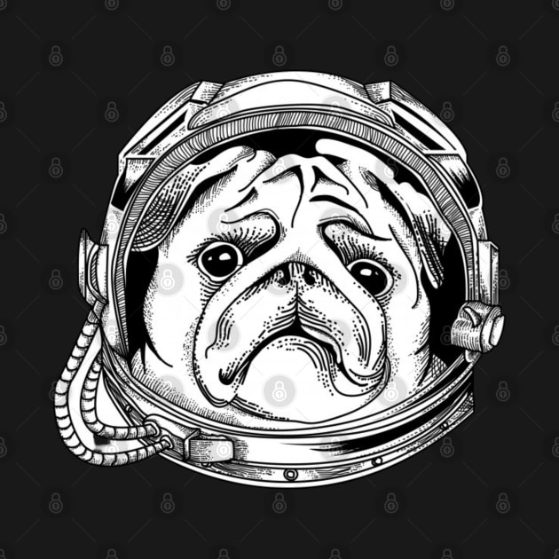 Space pug by Rakos_merch