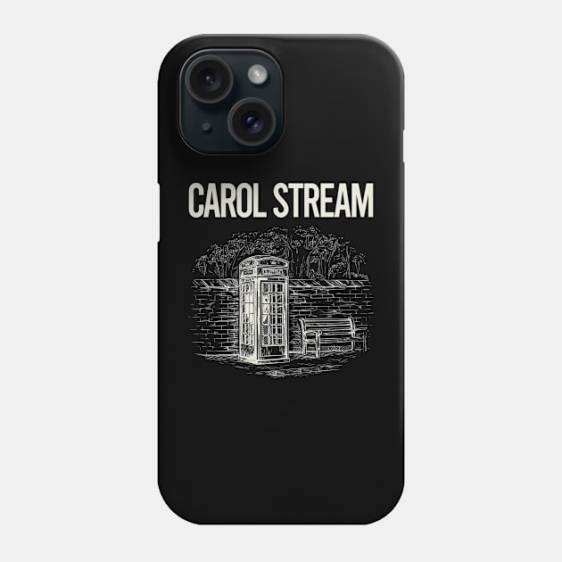 Vintage Phone Booth Carol Stream Phone Case by rosenbaumquinton52