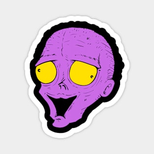 Purple Zombie Magnet