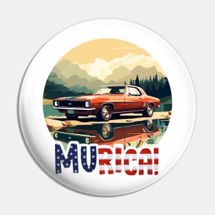 MURICA - Classic Cars ii Pin