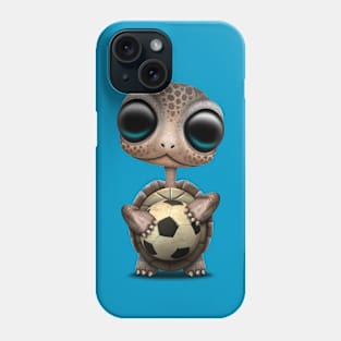 Cute Baby Turtle With Football Soccer Ball Phone Case