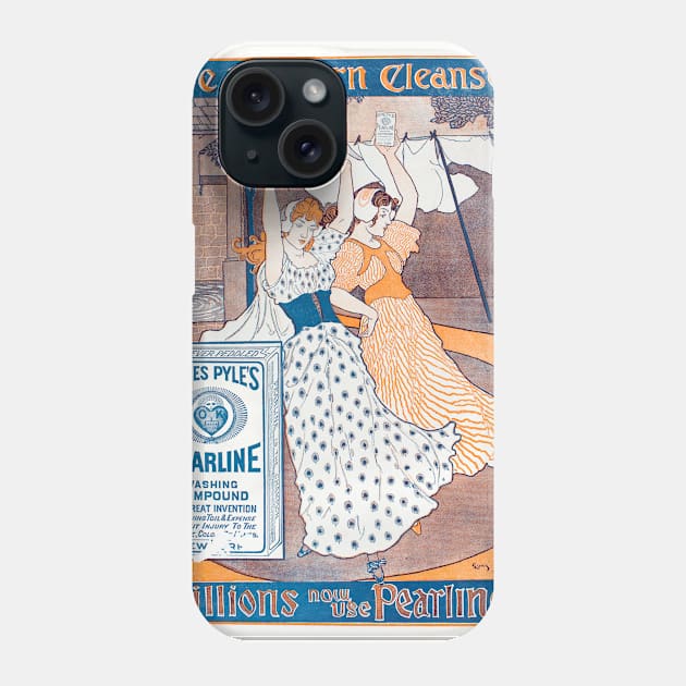 Pearline Advertisement, 1896 Phone Case by WAITE-SMITH VINTAGE ART