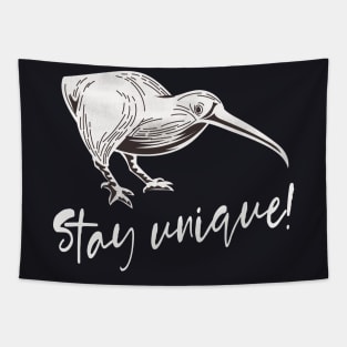 Funny Kiwi Bird stay unique Tapestry