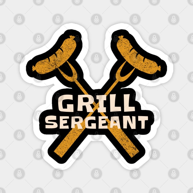 Grill Sergeant - The BBQ Master Magnet by All About Nerds