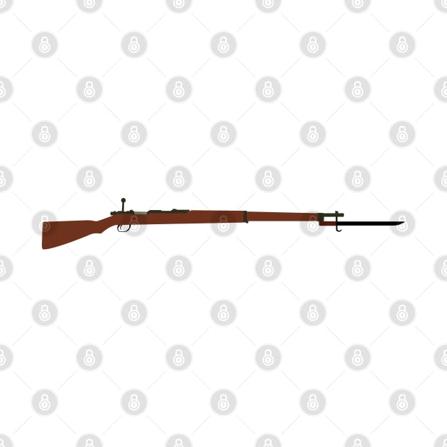 Arisaka Type 30 rifle Arisaka with bayonet historical 1897 Imperial Japanese Army standard service rifle by FOGSJ