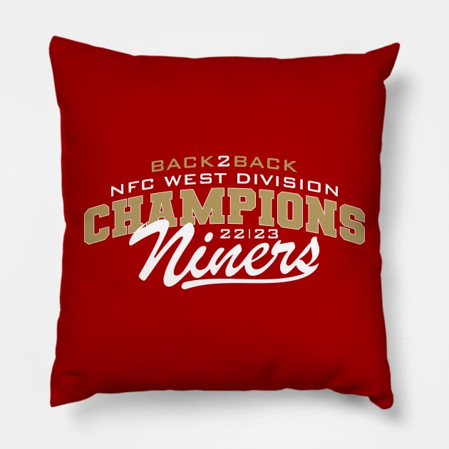 B2B NFC West Champions Pillow by Nagorniak