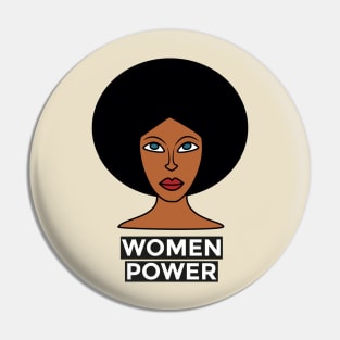 Women Power, Black power Pin