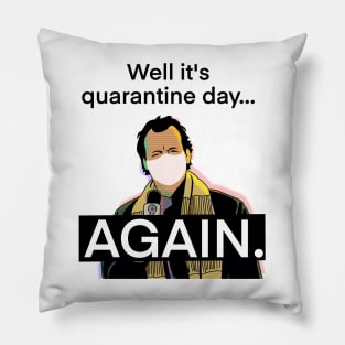 Groundhog Day 2020. Color 80s Pillow