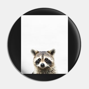 Raccoon print, Nursery decor, Animal print, Woodlands Wall Art Pin