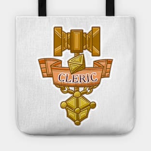 Cleric Hammer, d8 and Lantern Coat of Arms Tote