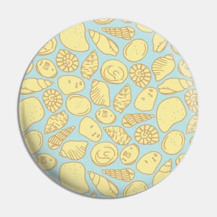 Diamond Bay Sea Shells Pattern Pin