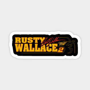 #2 Rusty Wallace Fan Magnet