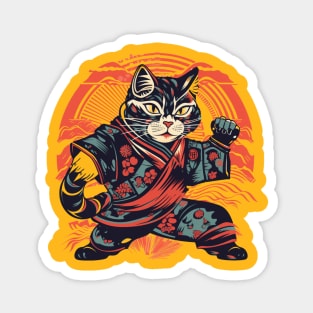 Vector style edo cat Magnet