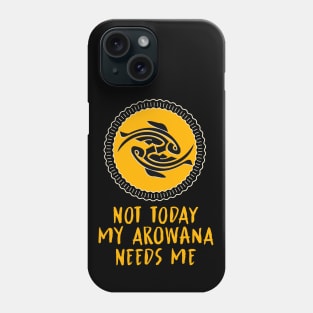 Arowana Asian Dragon Fish / funny aquaristic quote Phone Case