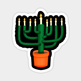 Cacti Hanukkah Magnet