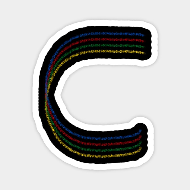 The letter C! Magnet by spinlifeapparel